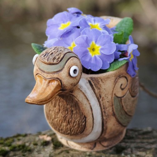 kačena - květináč 3