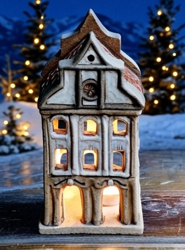 Domeček - lampa na svíčku